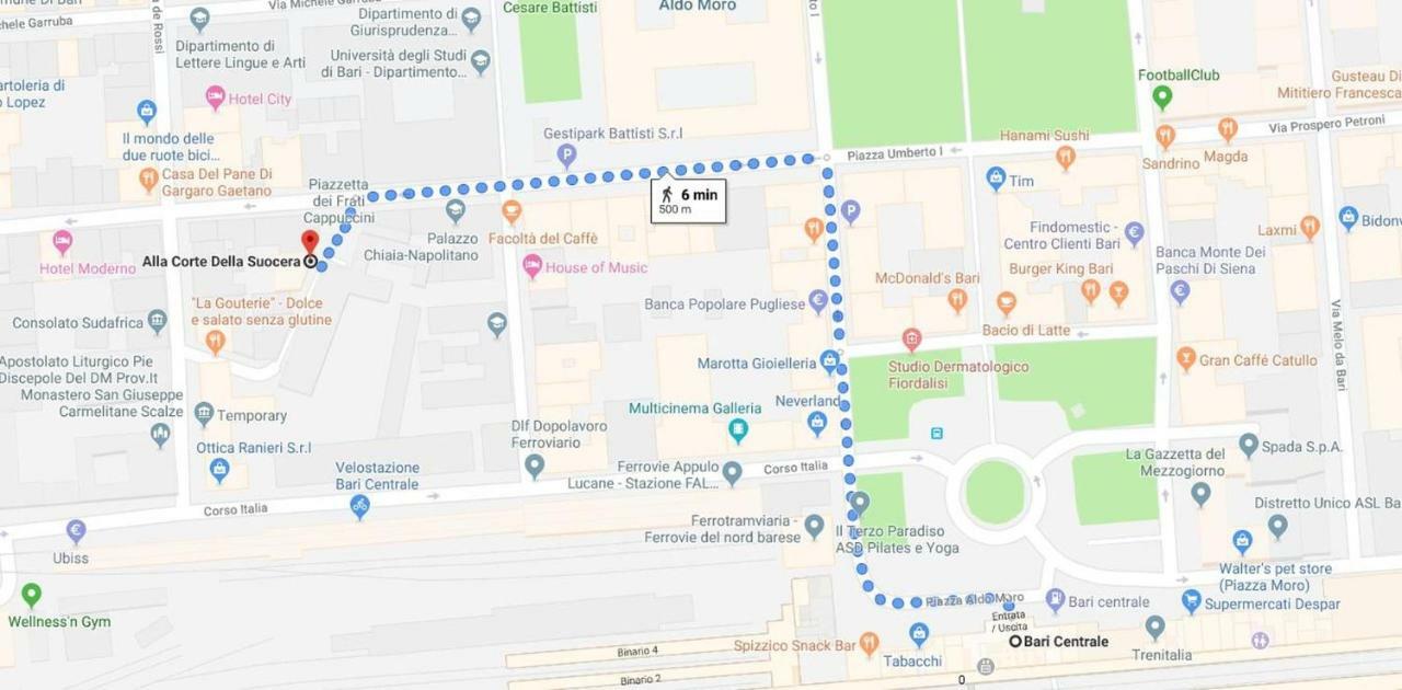 Alla Corte Della Suocera Барі Екстер'єр фото